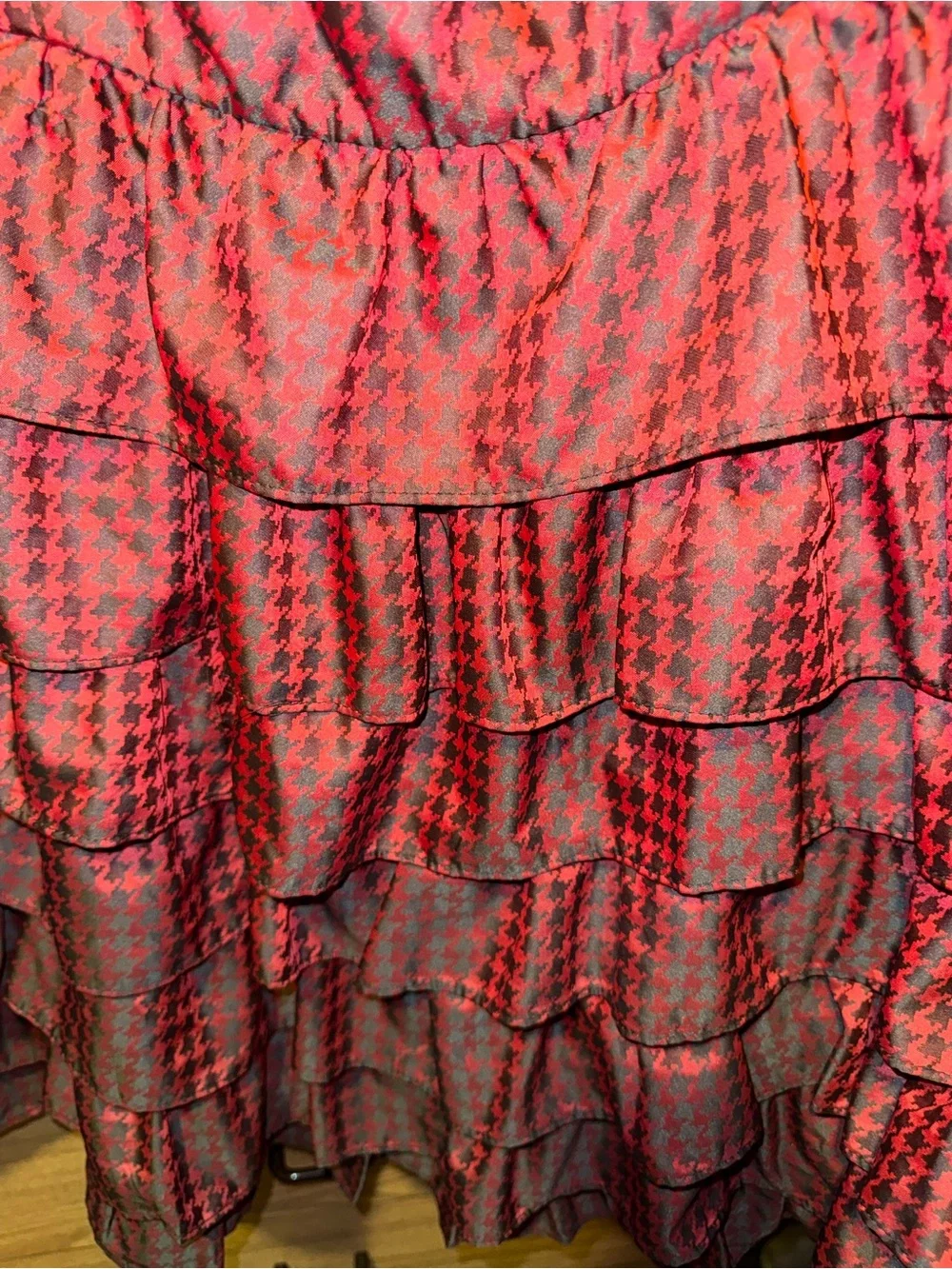 Torrid/ Betsy Johnson tiered houndstooth dress - Picture 7 of 7